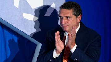 Italian football league 'Lega Serie A' CEO Luigi De Siervo...