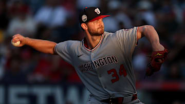 Washington Nationals v Los Angeles Angels