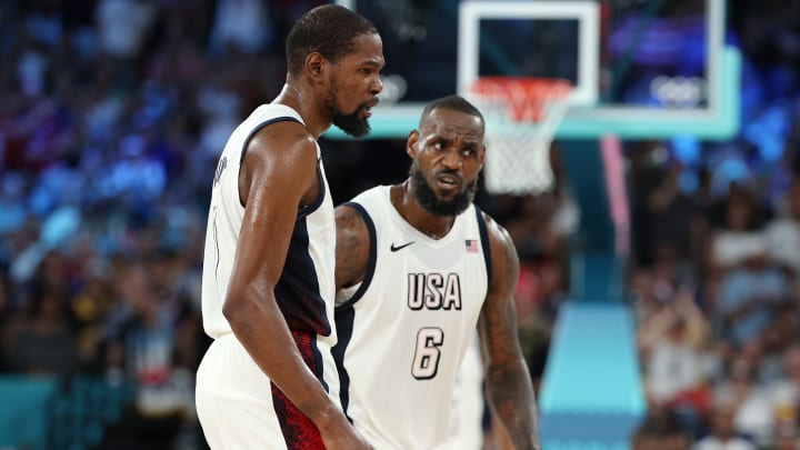 Kevin Durant y LeBron James han ganado dos oros juntos (2012 y 2024) para el Team USA en Juegos Olímpicos