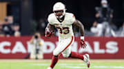 Arizona Cardinals running back Trey Benson.
