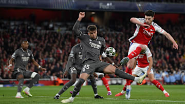 Arsenal FC v Real Madrid C.F. - UEFA Champions League 2024/25 Quarter Final First Leg