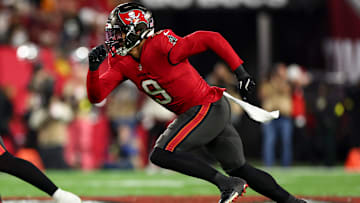 Joe Tryon-Shoyinka's time with the Tampa Bay Buccaneers has officially come to an end after he signed with the Browns in free agency.