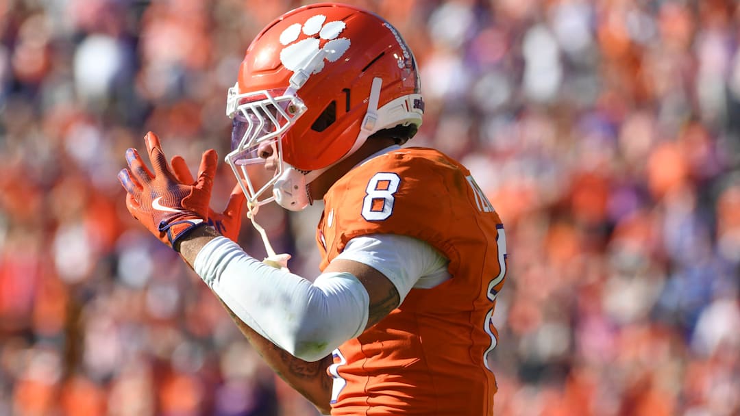Clemson Tigers cornerback Avieon Terrell against the Duke Blue Devils at Memorial Stadium. Clemson Tigers cornerback Avieon Terrell against the Duke Blue Devils at Memorial Stadium.
