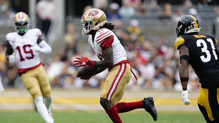 San Francisco 49ers wide receiver Brandon Aiyuk (11)