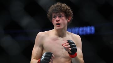 Jun 12, 2021; Glendale, Arizona, USA; Chase Hooper during UFC 263 at Gila River Arena. Mandatory