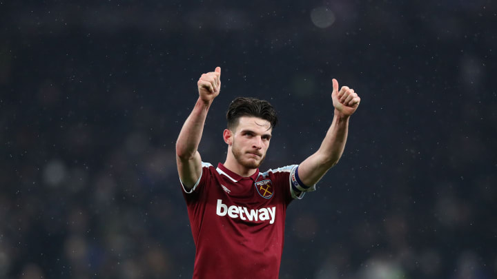 Declan Rice has been linked with a move to Manchester United and Chelsea