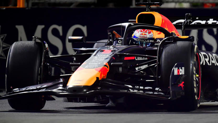 Max Verstappen racing.