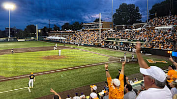 Tennessee and Evansville in the Knoxville Super Regional of the NCAA baseball tournament on Sunday, June 9, 2024 in Knoxville, Tenn.
