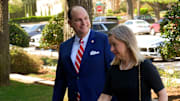 University of Oklahoma AD Joe Castiglione and wife Kristen