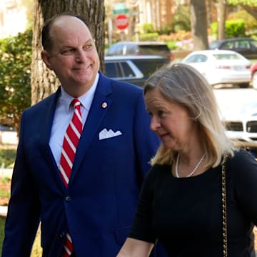 University of Oklahoma AD Joe Castiglione and wife Kristen