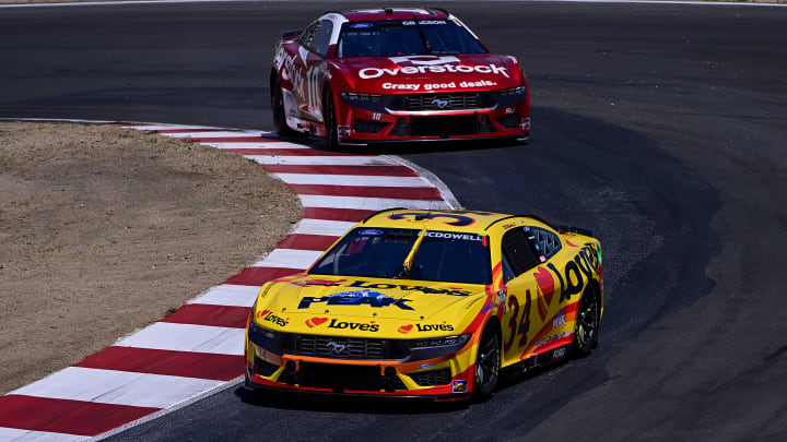 Michael McDowell, Front Row Motorsports, Noah Gragson, Stewart-Haas Racing, NASCAR