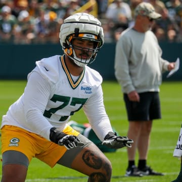 Green Bay Packers first-round pick Jordan Morgan has been locked in at right guard.