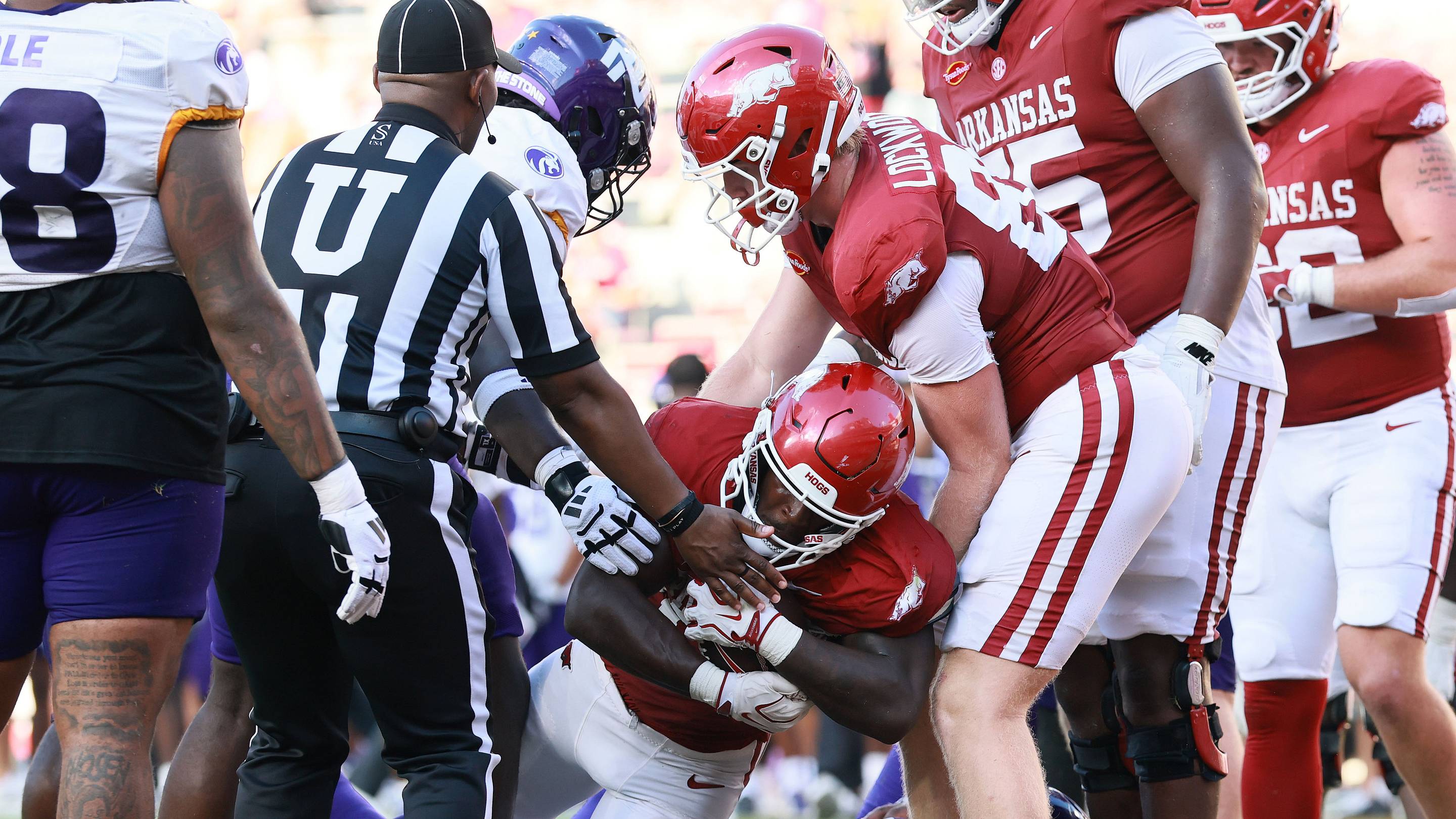 Contrasting Rushing Attacks Set To Clash When Arkansas Meets Utah