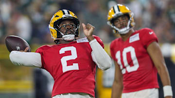Green Bay Packers quarterback Malik Willis (2) passes the ball during Family Night on Saturday, August 2, 2025, at Lambeau Field in Green Bay, Wis. 
Tork Mason/USA TODAY NETWORK-Wisconsin