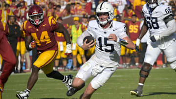 Penn State Nittany Lions quarterback Drew Allar (15)