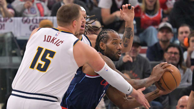 Clippers striker Kawhi Leonard, Denver Nuggets Center Nikola Jokic
