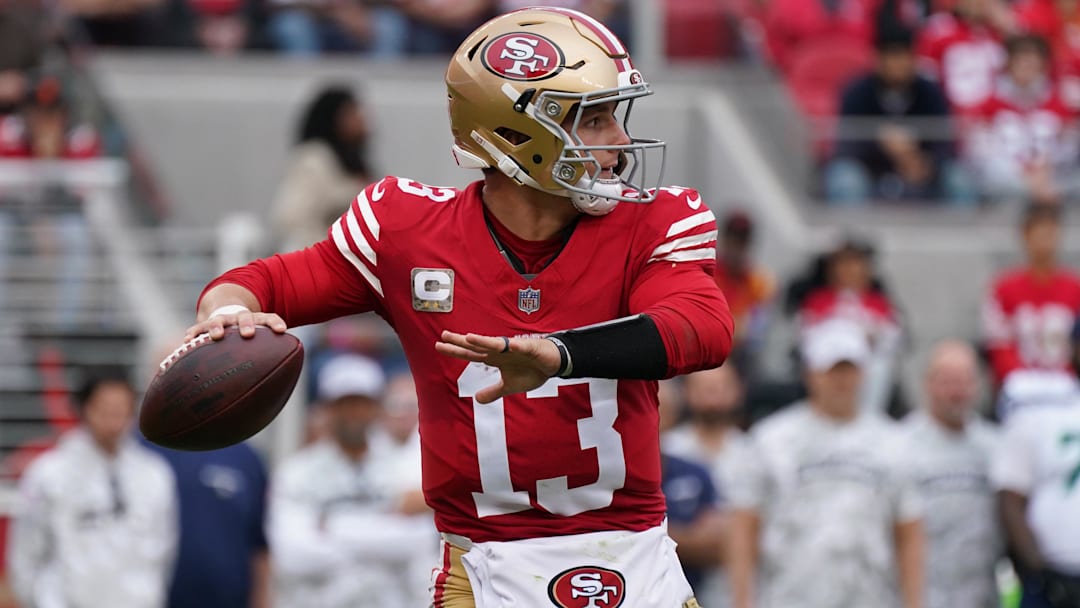 Purdy and the Niners have a tough test Sunday at Lambeau Field in Green Bay. 