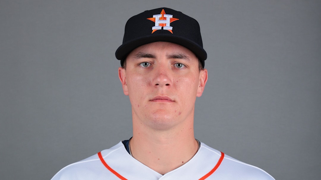 Houston Astros pitcher Hunter Brown