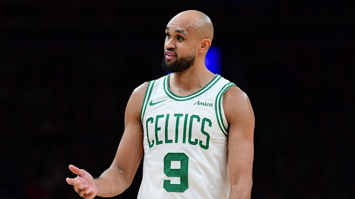 Derrick White and the Celtics are home favorites against the Raptors. Derrick White and the Celtics are home favorites against the Raptors.