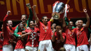 Rio Ferdinand captained Man Utd in the 2008 Champions League final