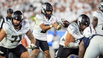 In Oregon's 5-0 start quarterback Dante Moore has been poised, accurate and cool under pressure, rising to the top of the Heisman leaderboard.