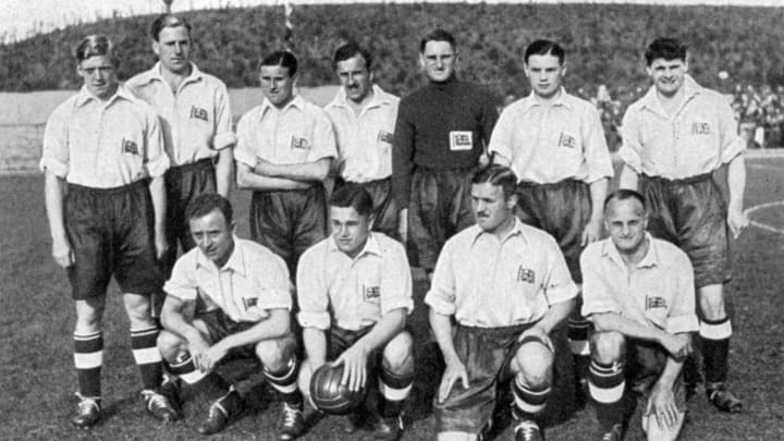 British Olympic football team, Berlin Olympics, 1936.