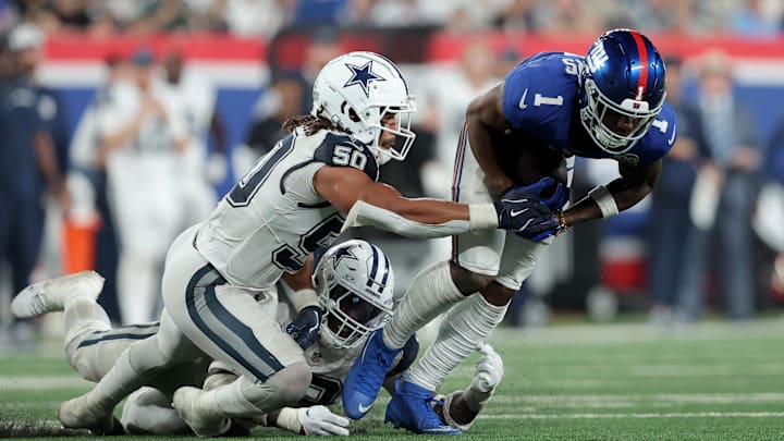 The Cowboys didn’t do a great job of containing Giants wide receiver Malik Nabers, right, despite Thursday’s win. The Cowboys didn’t do a great job of containing Giants wide receiver Malik Nabers, right, despite Thursday’s win.