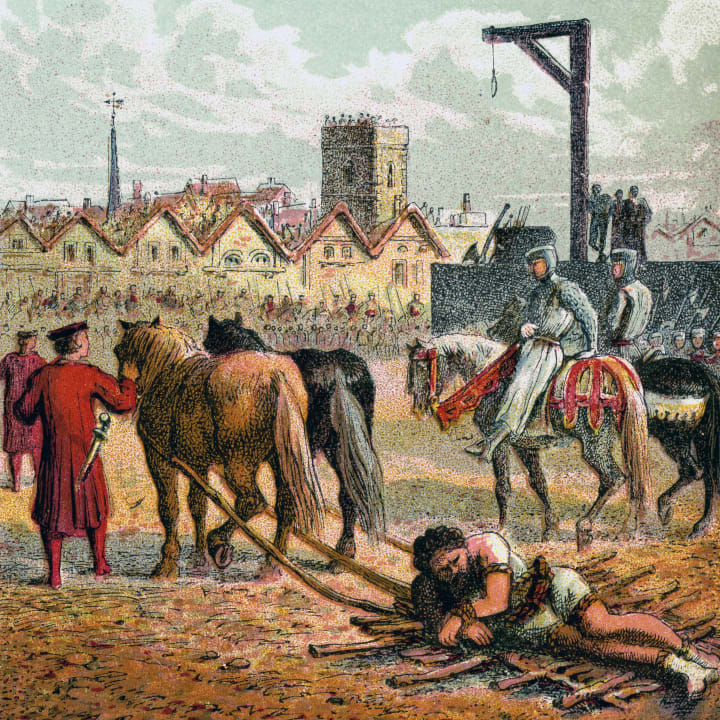 'Wallace Executed', 1305, (c1850).