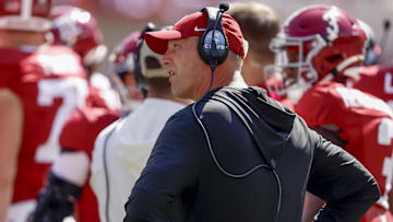 Alabama Crimson Tide head coach Kalen DeBoer