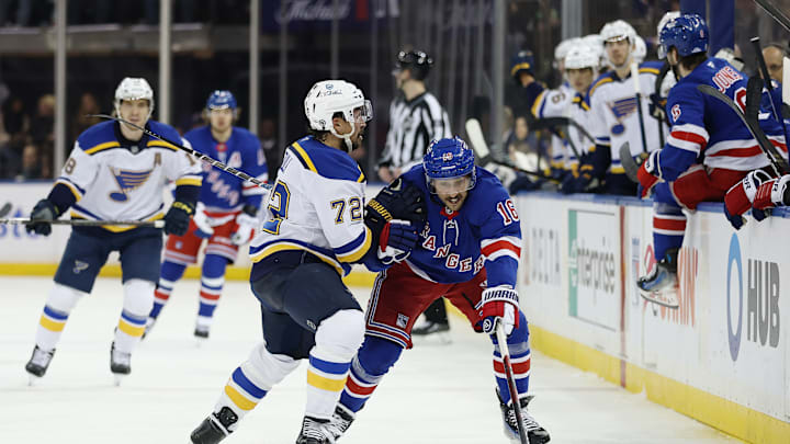 St Louis Blues v New York Rangers
