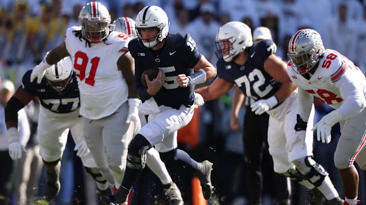 Penn State football quarterback Drew Allar against Ohio State