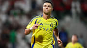 Ronaldo clash with a referee