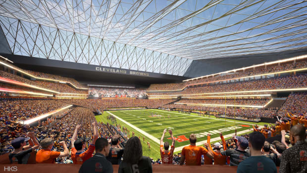 Inside rendering of the Browns proposed state-of-the-art dome to be build in Brook Park