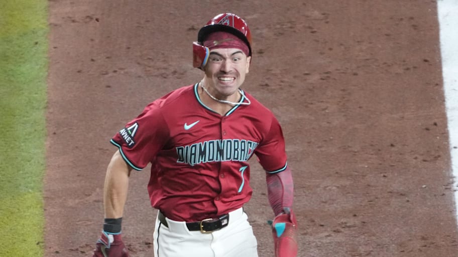 Corbin Carroll made 21st-century baseball history Tuesday. | Joe Camporeale-Imagn Images