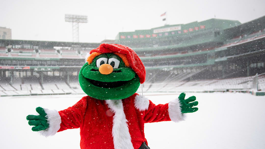 Fenway Park Snow