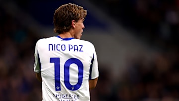 Nico Paz é um dos destaques do Como, da Itália