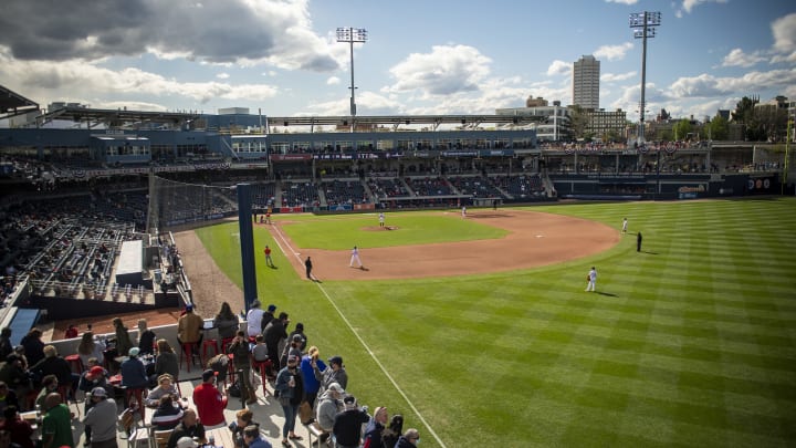 Polar Park Inaugural Game Worcester Red Sox  v. Syracuse Mets