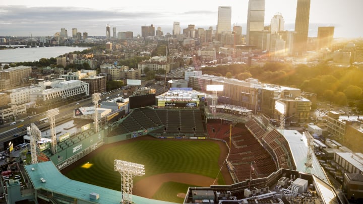 With 16+ mph winds blowing out to left-center field, expect plenty of runs at Fenway Park in Boston between the Red Sox and Baltimore Orioles Friday.