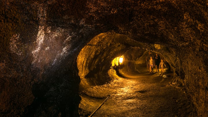 Hawaii is home to a number of lava tubes.