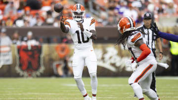 Cleveland Browns quarterback Tyler Huntley