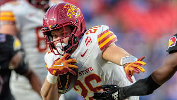 Bet on Carson Hansen to go over his rushing yards total against Kansas State.