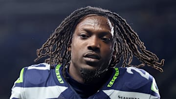 Riq Woolen of the Seattle Seahawks