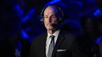 ESPN commentator Jay Bilas before the Kentucky-Auburn men's basketball game Saturday afternoon in Lexington, Kentucky March 1, 2025