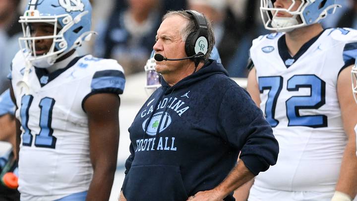 North Carolina head coach Bill Belichick