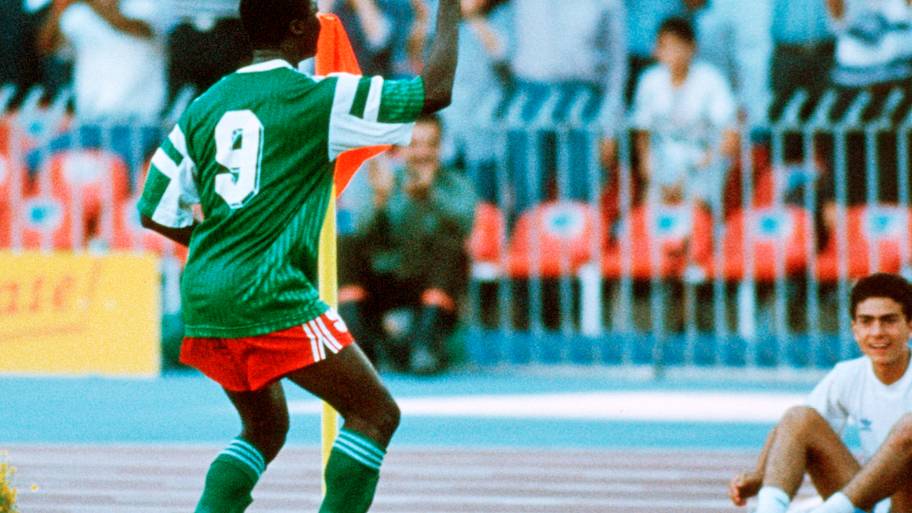 Roger Milla and his dancing celebration took the world by storm in 1990.