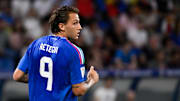 Mateo Retegui of Italy during the FIFA 2026 Qualifier...