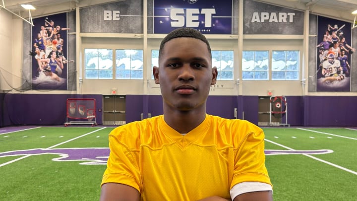 Deuce Knight transferred to Lipscomb Academy from Mississippi. He's the No. 4 recruit in the state for the Class of 2025 and No. 5 quarterback in the country according to the 247Sports Composite.