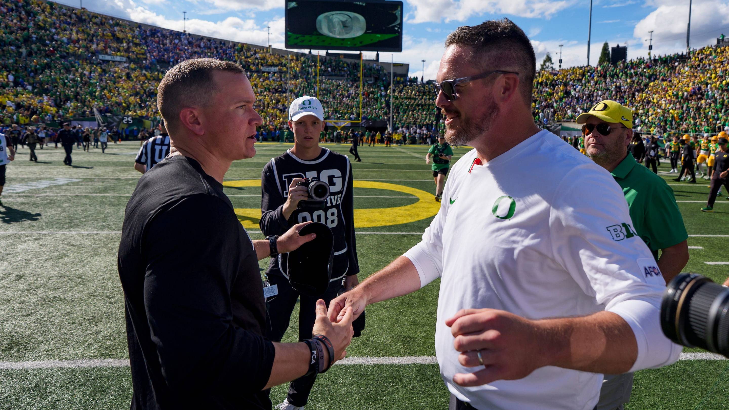 Boise State coach Spencer Danielson recaps Oregon near-upset, previews Week 2 matchup with Memphis