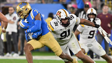 UCLA Bruins wide receiver Kwazi Gilmer. Mandatory Credit: Robert Hanashiro-Imagn Images