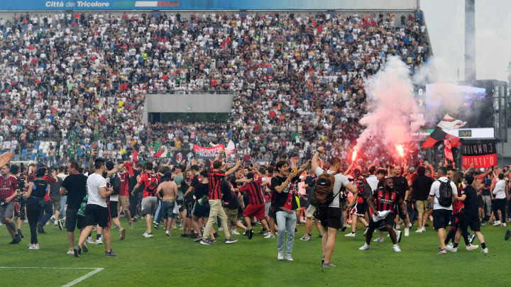 Milan-Fans feiern den Scudetto